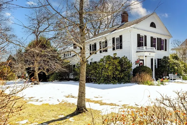 a view of a house with snow