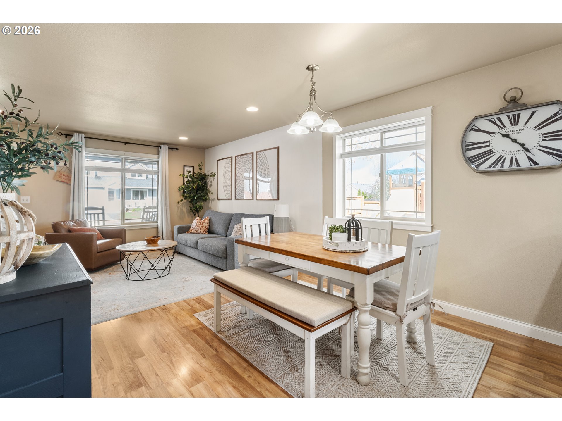 4971 Northeast Terri Lane Albany, OR 97321 - Photo 2 of 44 a living room with furniture a table and a large window