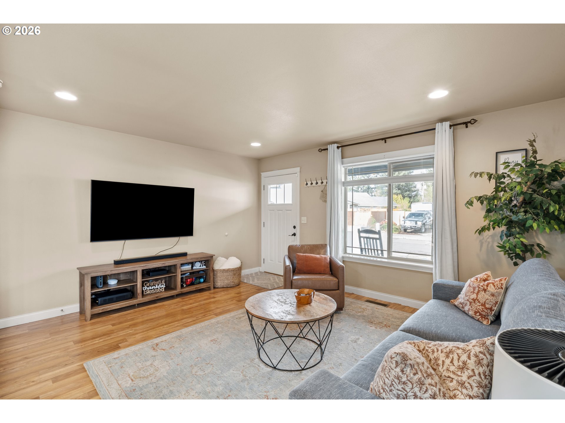 4971 Northeast Terri Lane Albany, OR 97321 - Photo 41 of 44 a living room with furniture and a flat screen tv