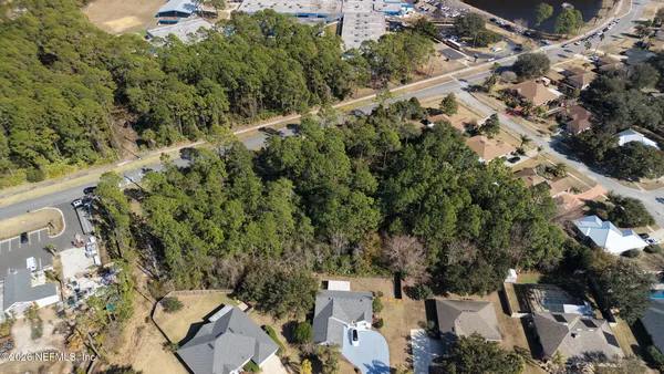 a city view with tall buildings