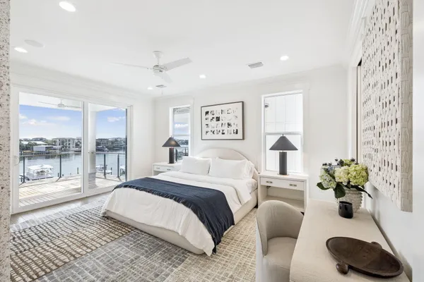 a front view of a house with a outdoor space