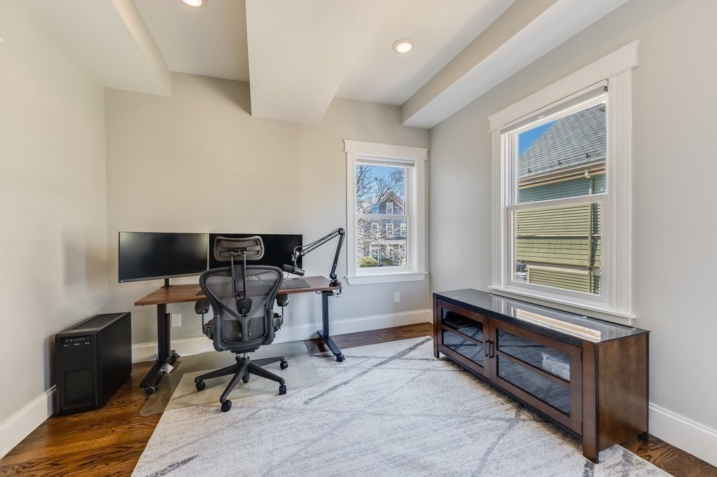 11 Preston Road, Unit 2 Somerville, MA 02143 - Photo 23 of 30 a view of a workspace with furniture and a window