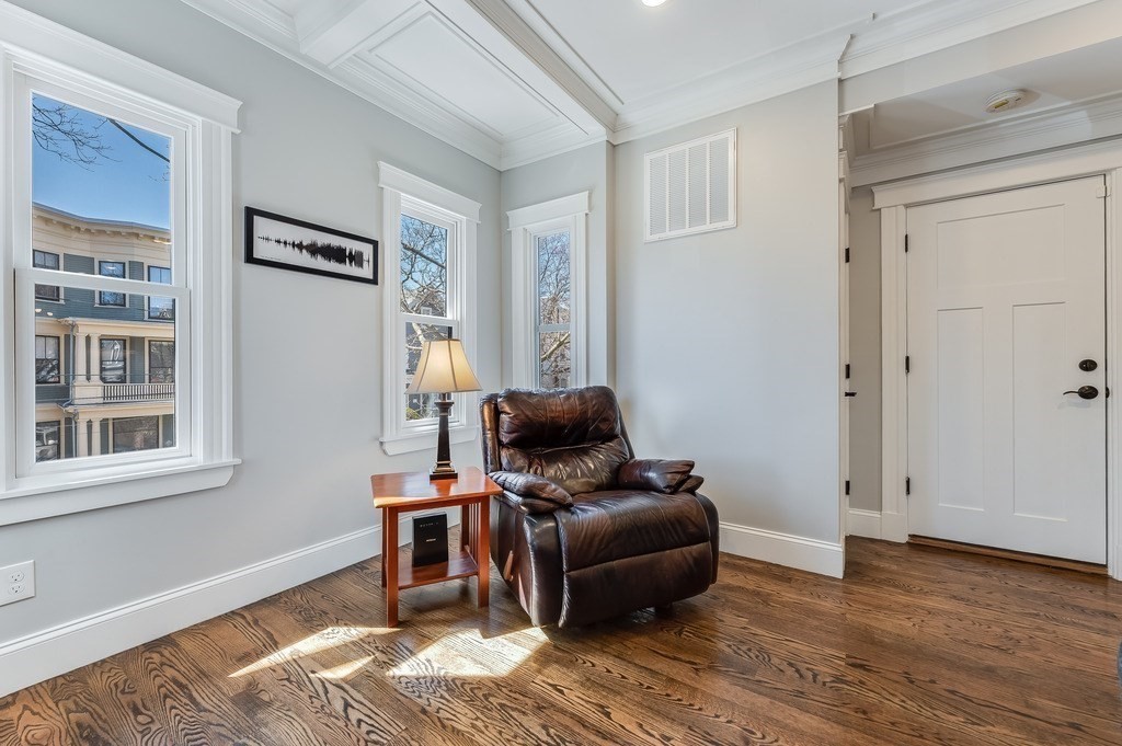 11 Preston Road, Unit 2 Somerville, MA 02143 - Photo 7 of 30 a living room with furniture and a window