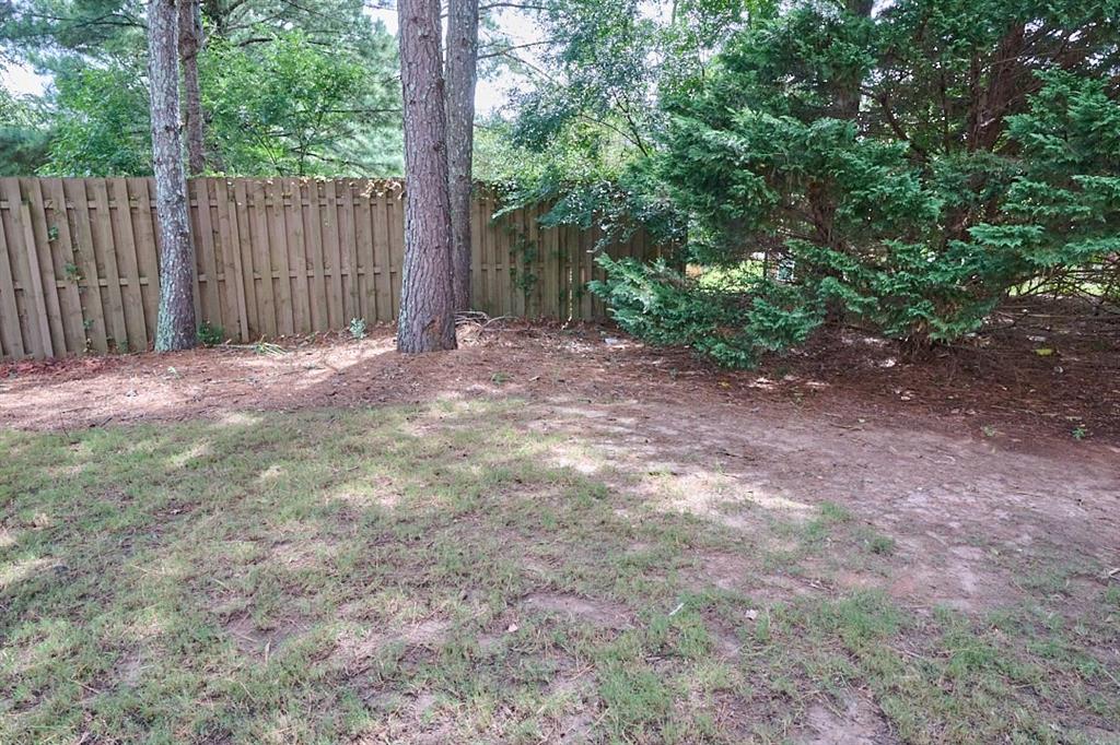 14183 Yacht Terrace Alpharetta, GA 30004 - Photo 30 of 30 a view of a yard with plants and wooden fence
