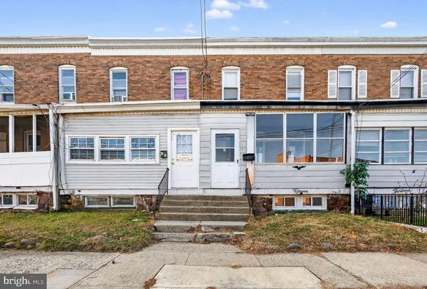 front view of a house with a porch