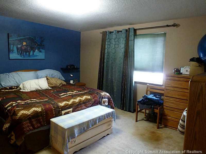 461 Alpine Road Dillon, CO 80435 - Photo 10 of 13 a bedroom with a bed and a dresser in it