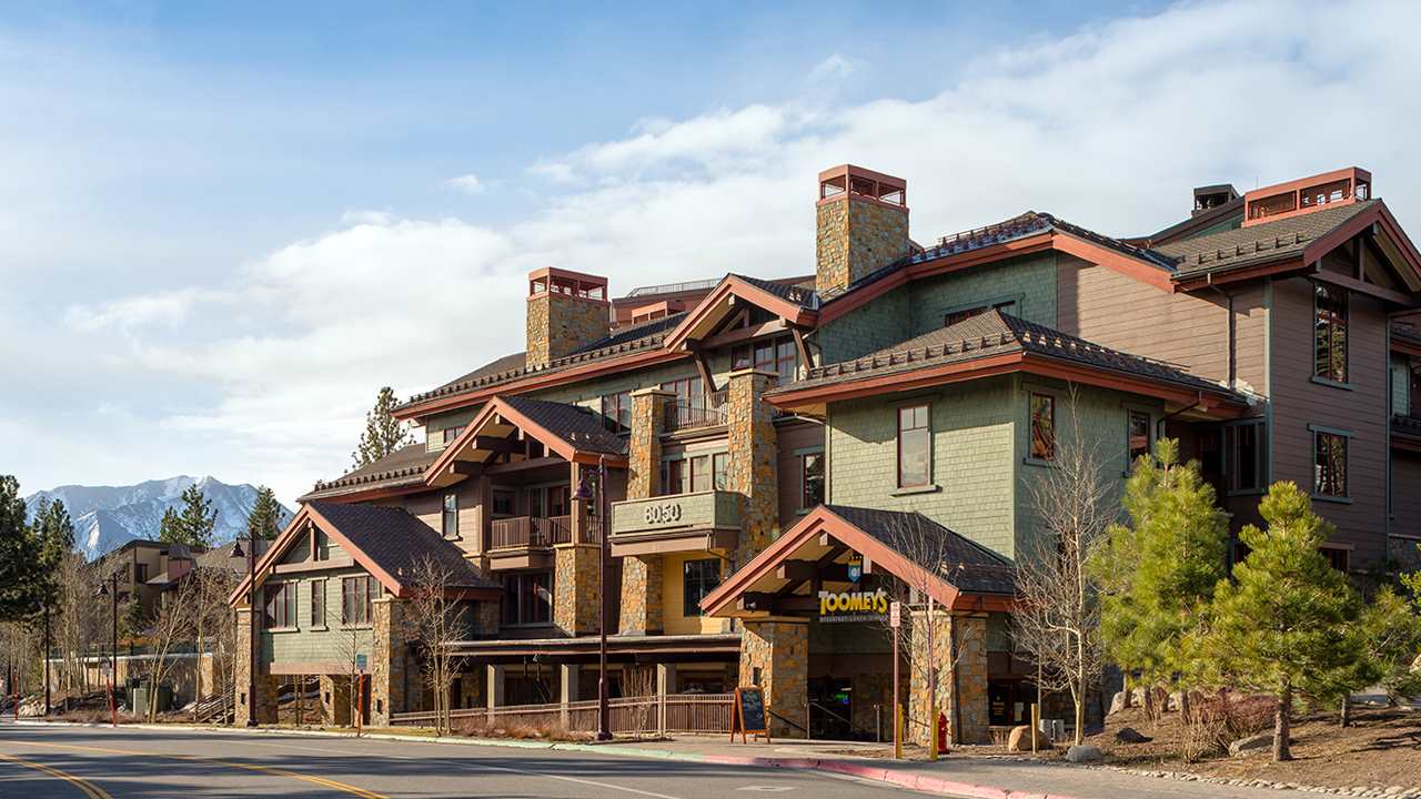 A17-5 80 50 Mammoth Prc, Unit A175 Mammoth Lakes, CA 93546 - Photo 1 of 14 a front view of a house with a yard