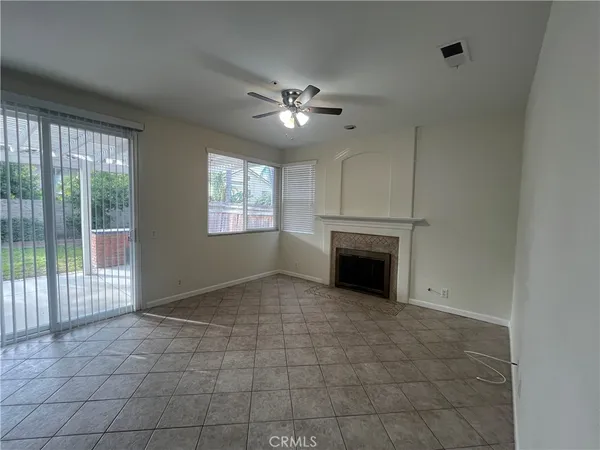 a view of livingroom with a fireplace