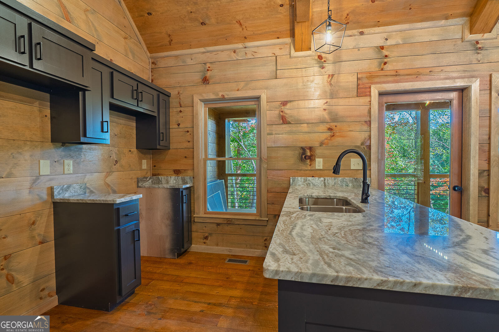 85 Moreland Trail Cherry Log, GA 30522 - Photo 9 of 37 a kitchen with sink a stove and cabinets
