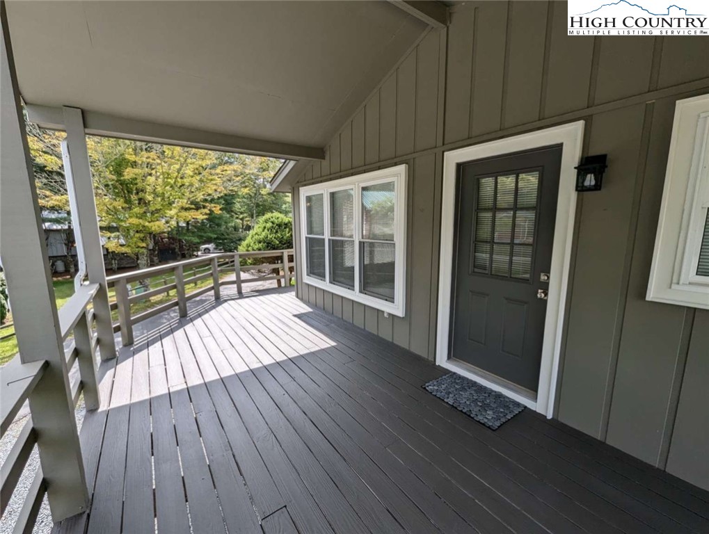 25 Meadow Loop Newland, NC 28657 - Photo 7 of 35 an outdoor view and patio with wooden floor