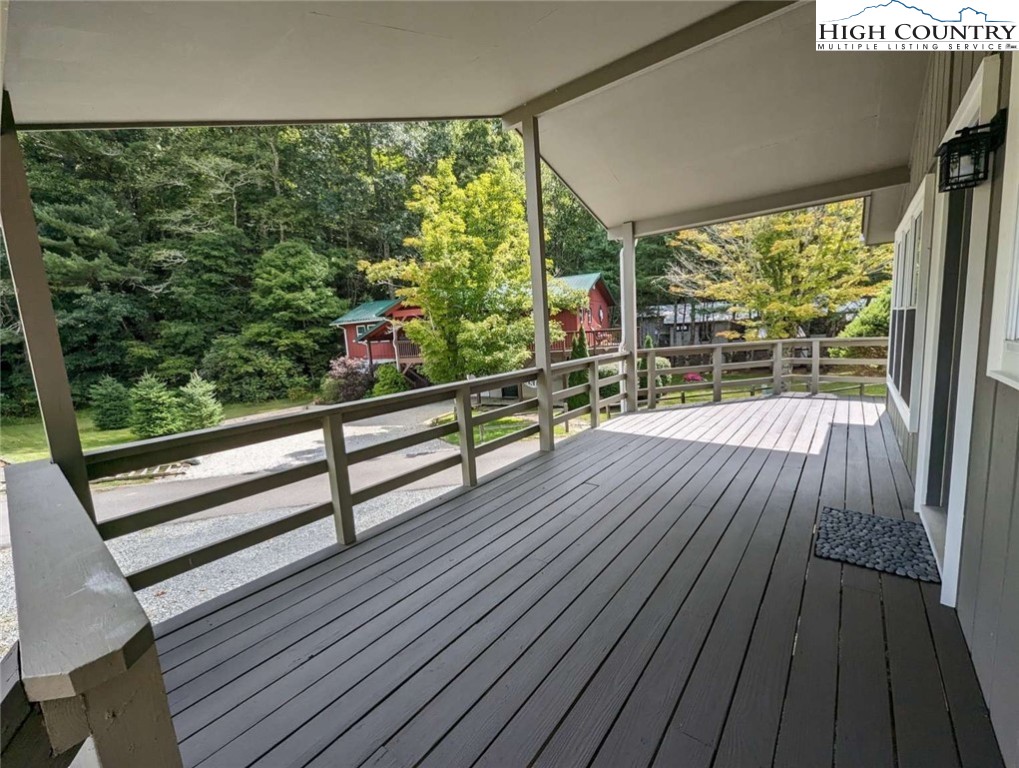 25 Meadow Loop Newland, NC 28657 - Photo 8 of 35 a view of a balcony with wooden floor