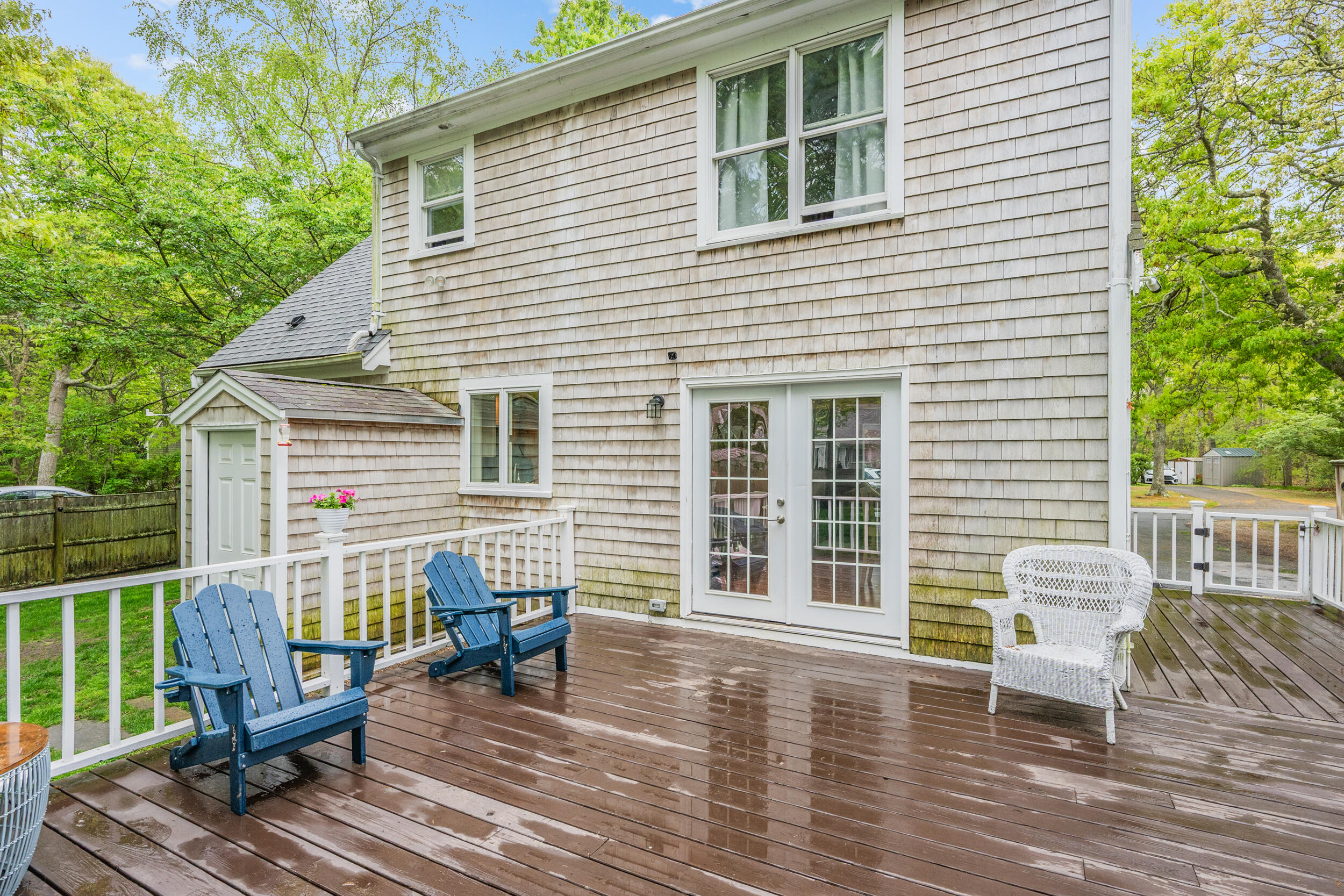 12 Anthony Drive Hyannis, MA 02601 - Photo 31 of 34 a view of a chair and table on the deck