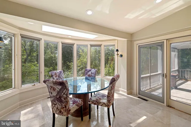 a bed room with a bed and furniture