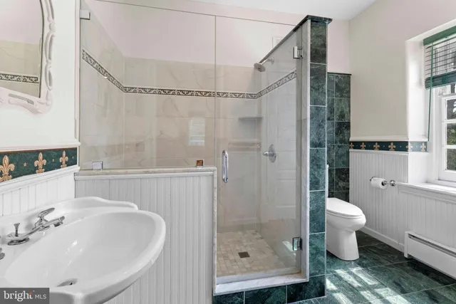 a view of a park with tree s