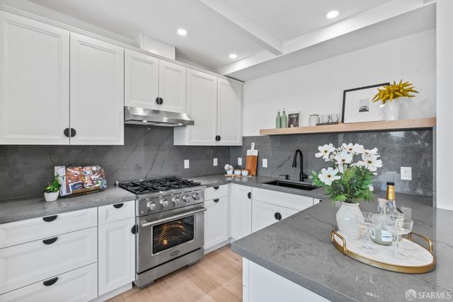 a close view of stove