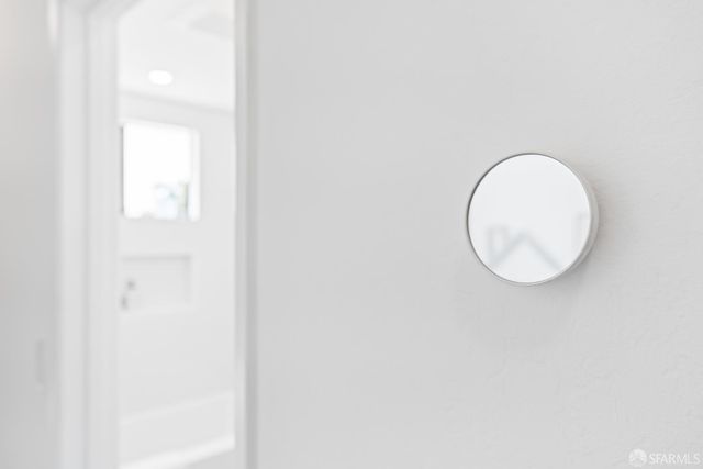 a view of a chairs in the patio