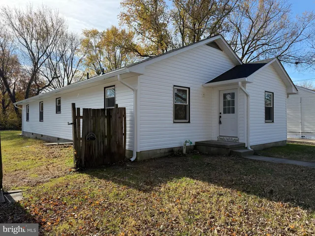 a backyard of a house