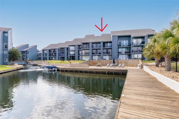 a view of a lake with outdoor space