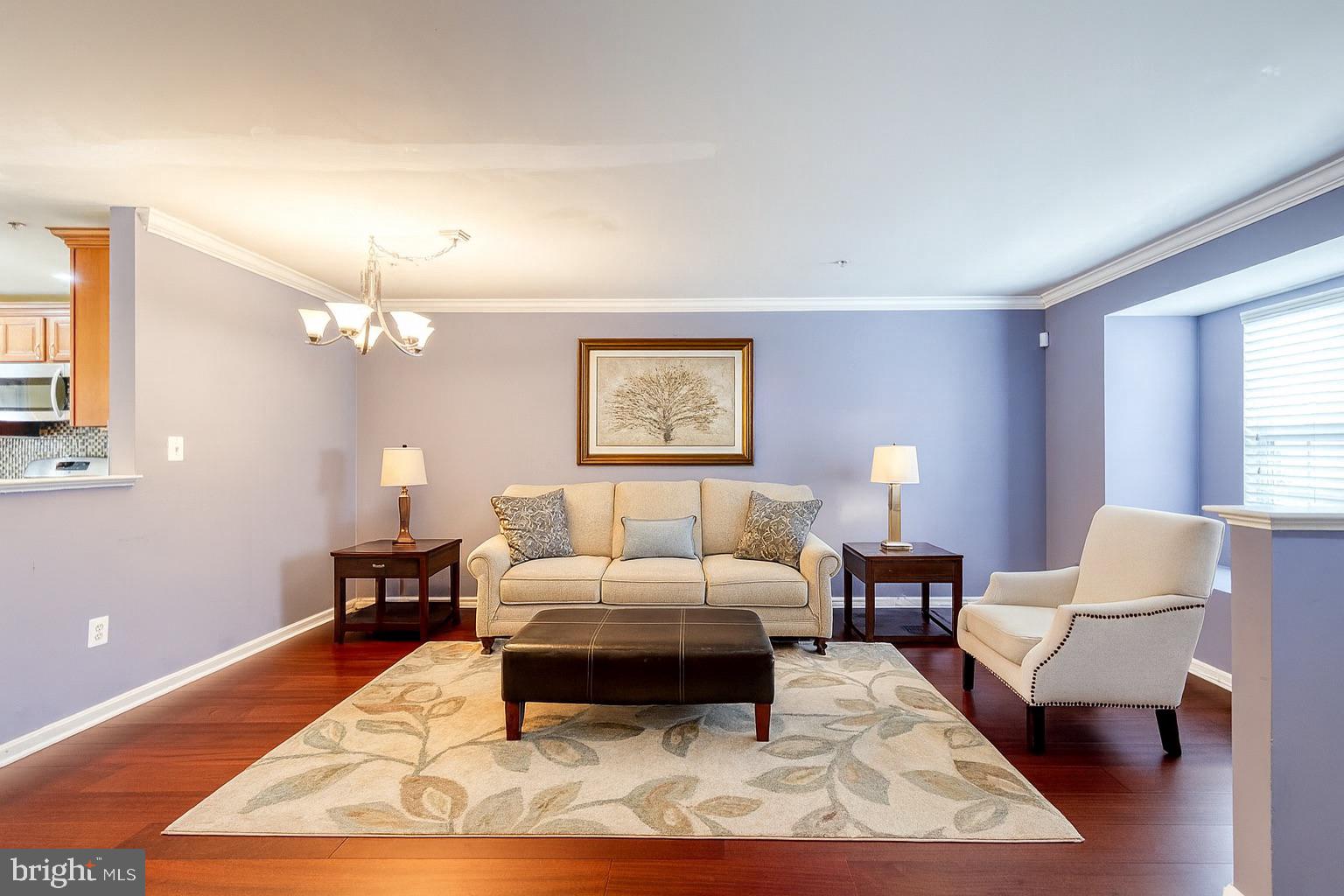 9519 Branchleigh Road Randallstown, MD 21133 - Photo 3 of 45 Living room AI enhanced