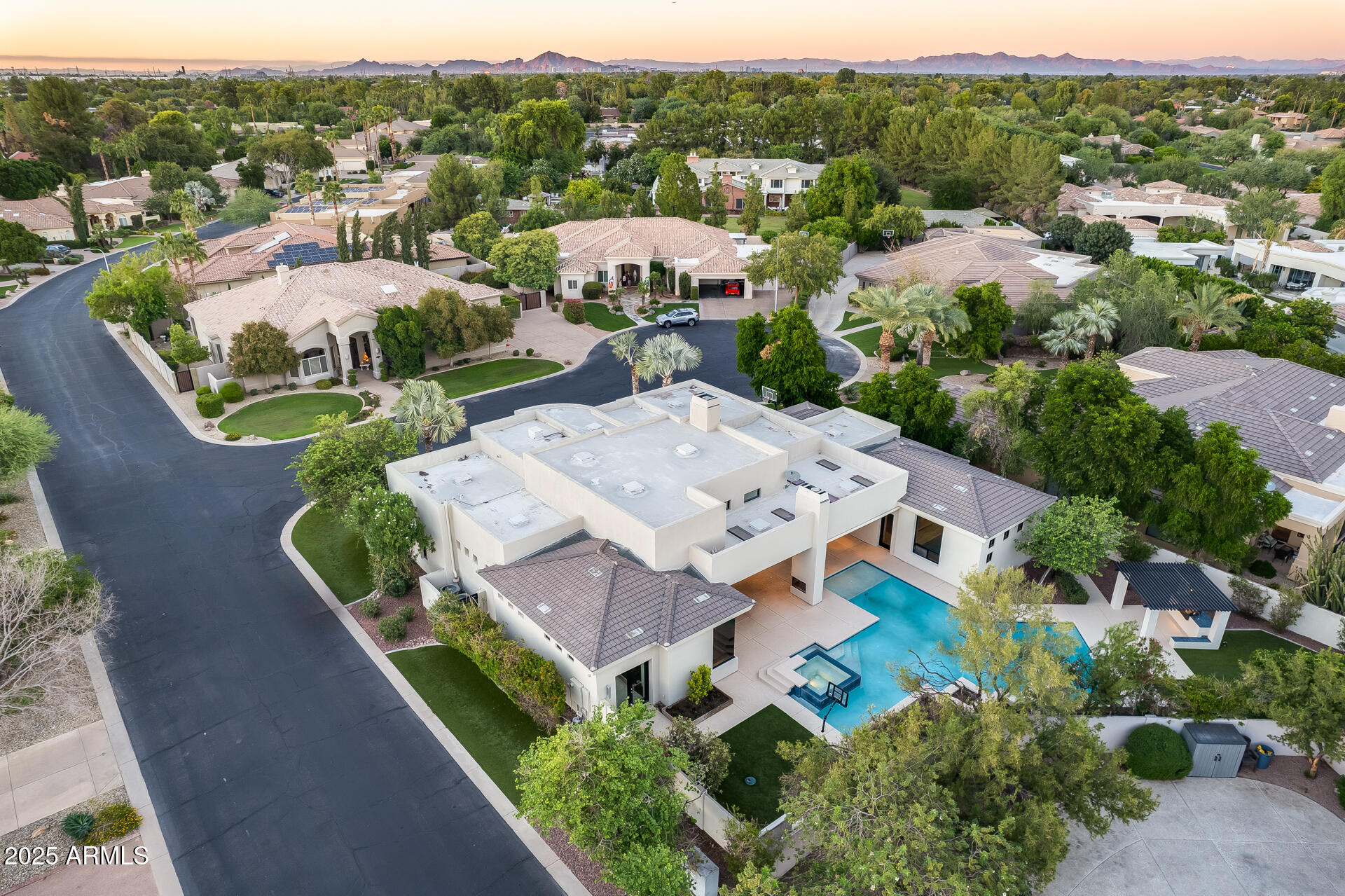 1101 East Warner Road, Unit 117 Tempe, AZ 85284 - Photo 11 of 69 an aerial view of a house with a garden