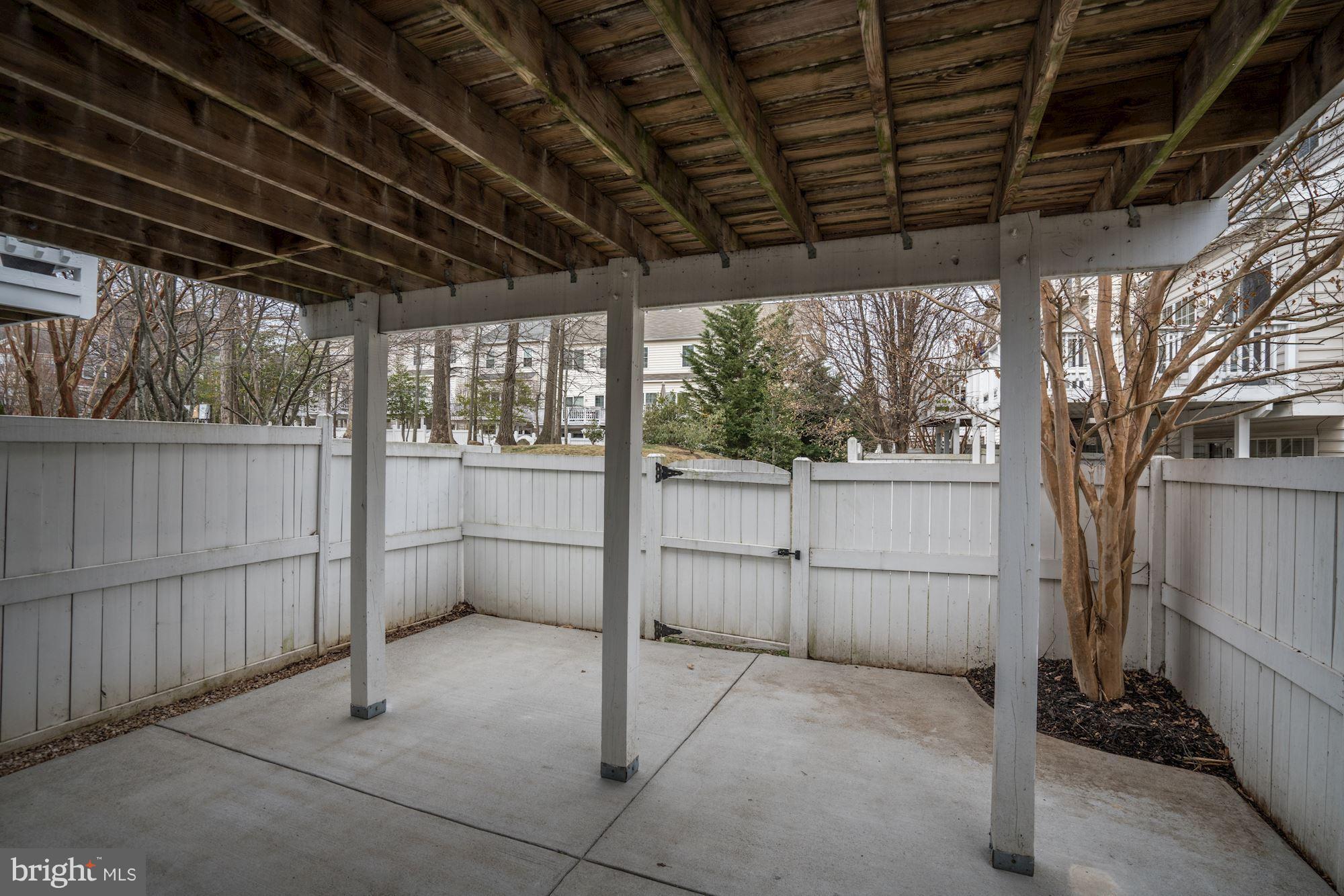 12007 Edgemere Circle Reston, VA 20190 - Photo 16 of 19 Wonderful patio and fenced yard w/gate