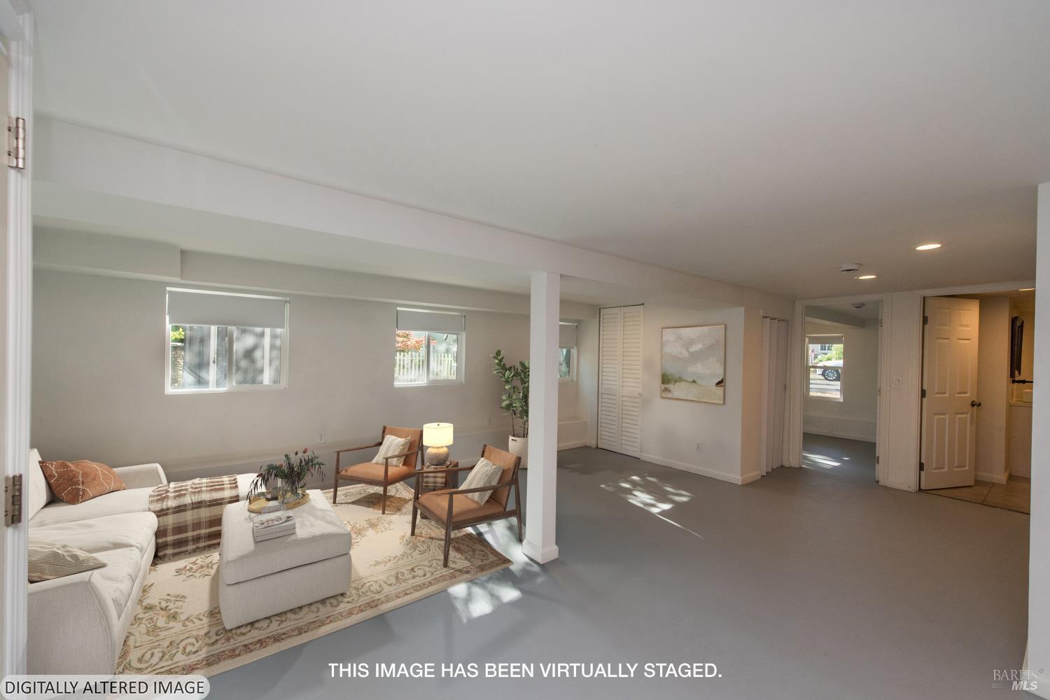 300 West 8th Street Santa Rosa, CA 95401 - Photo 18 of 39 Virtually staged downstairs living room