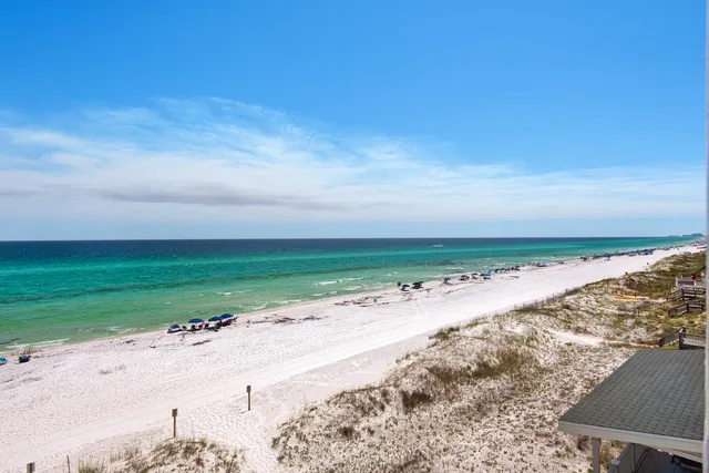 a view of beach and ocean