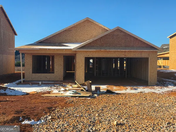 a backyard of a house