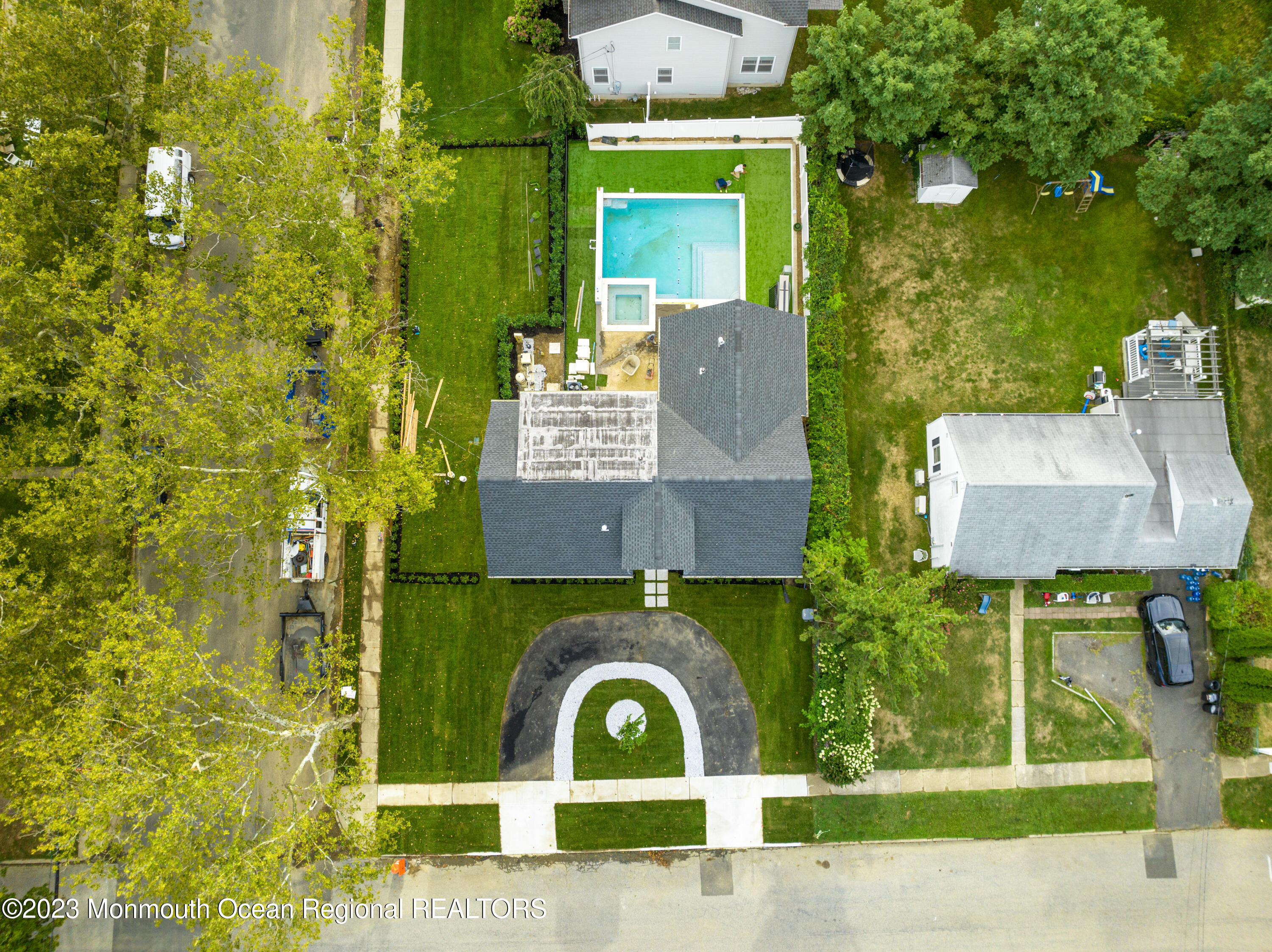 929 Van Ct Avenue Long Branch, NJ 07740 - Photo 1 of 37 front view of a brick house with a yard