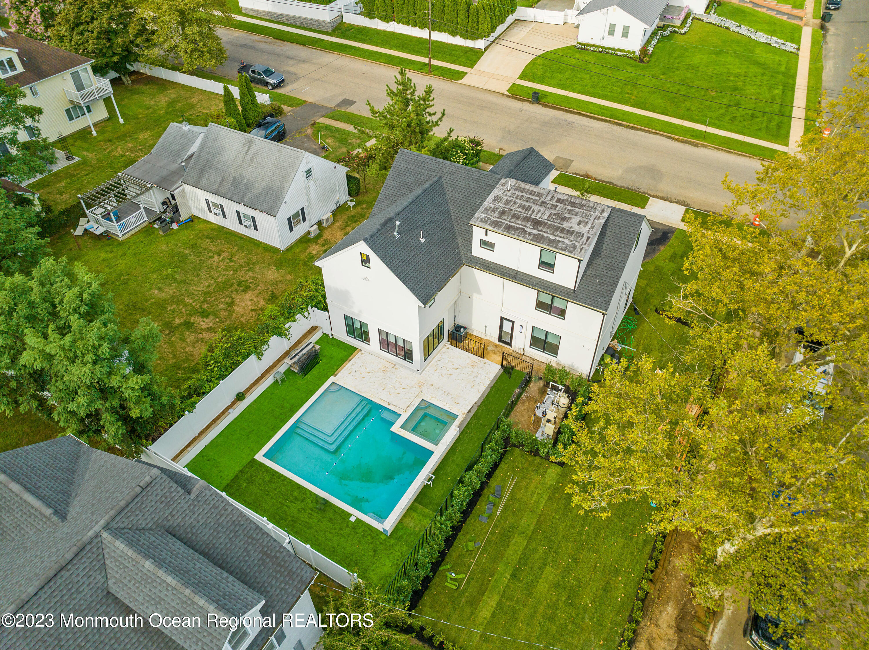 929 Van Ct Avenue Long Branch, NJ 07740 - Photo 2 of 37 an aerial view of a house with a yard