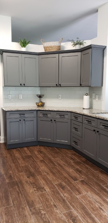 96414 Chester Road Yulee, FL 32097 - Photo 12 of 13 a kitchen with granite countertop a sink and cabinets