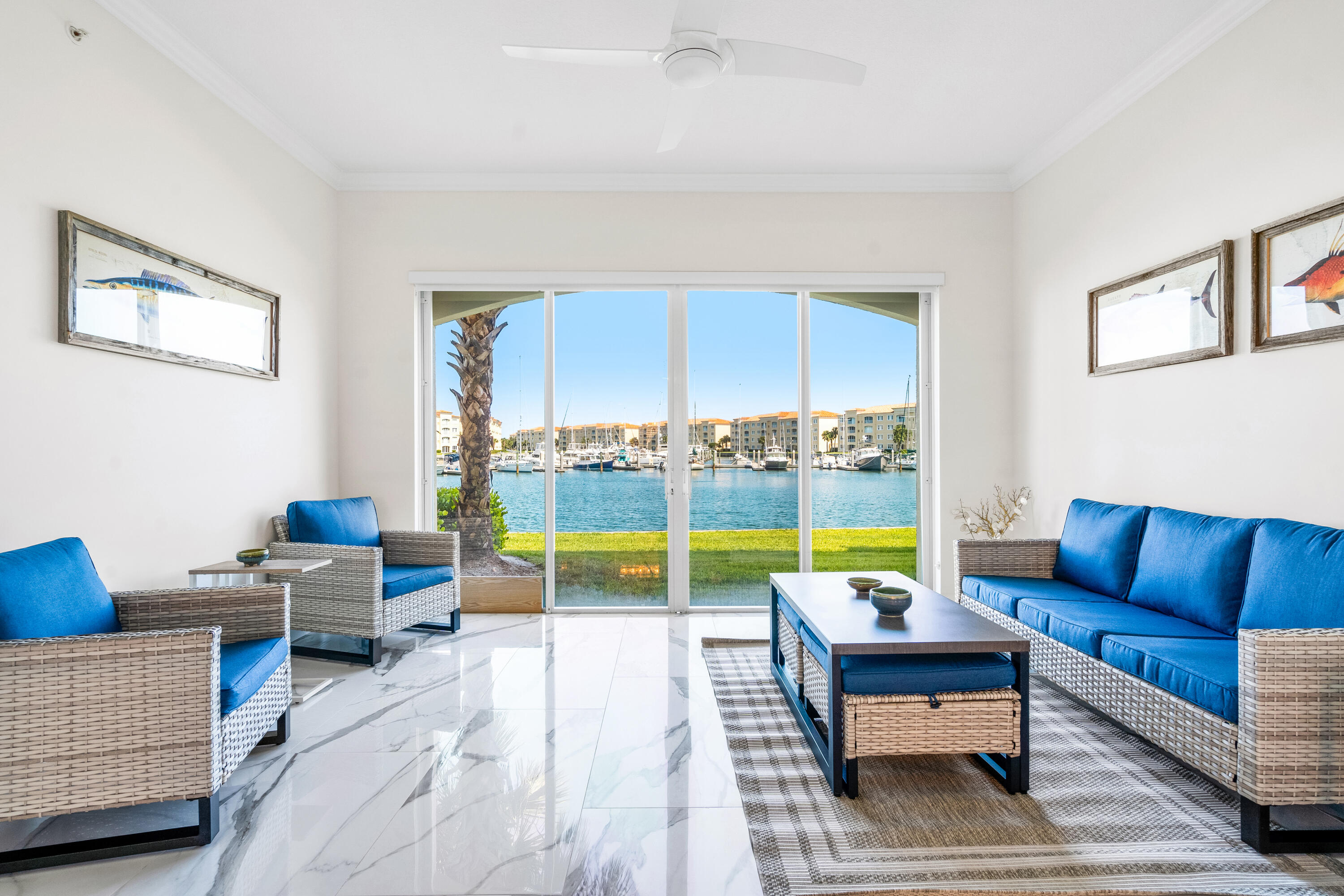 Undisclosed Address Fort Pierce, FL 34949 - Photo 1 of 1 a living room with furniture and a floor to ceiling window