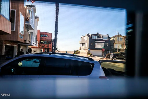 a car parked on the side of a street