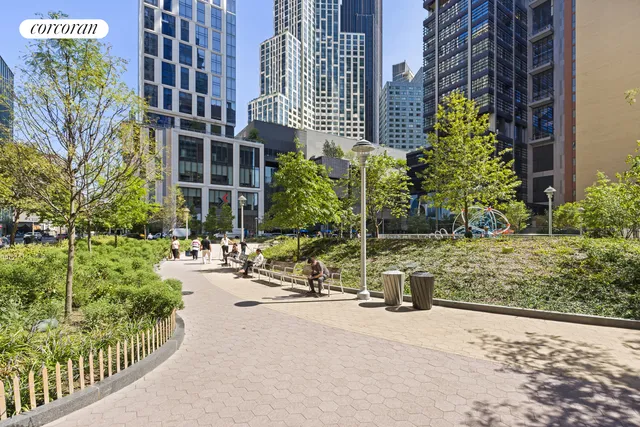 a front view of a building with yard