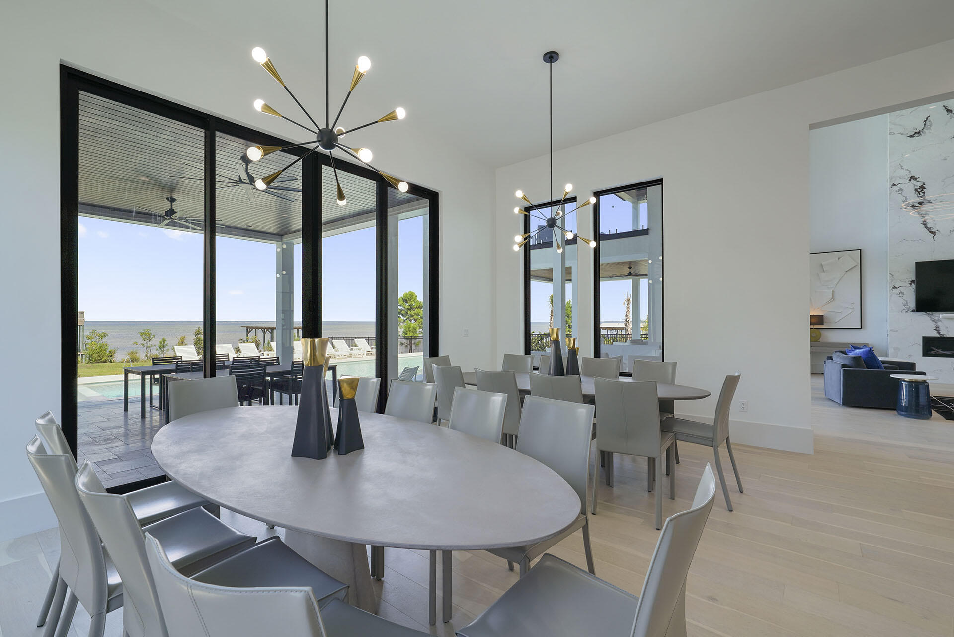 396 Walton Way Miramar Beach, FL 32550 - Photo 19 of 75 a view of a dining room with furniture window and outside view