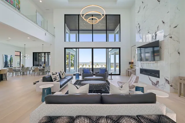 a bed room with a bed and furniture