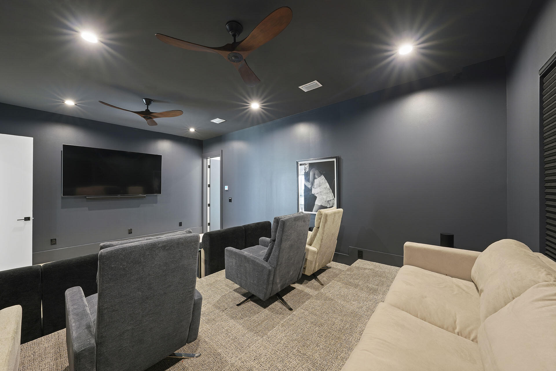 396 Walton Way Miramar Beach, FL 32550 - Photo 50 of 75 a living room with furniture and a flat screen tv