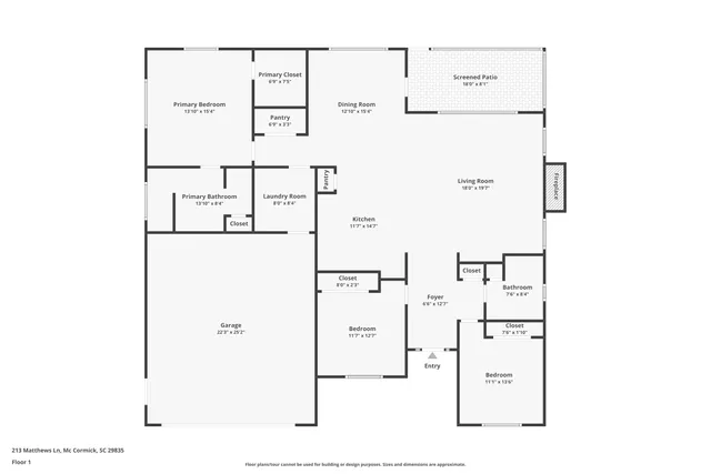 $385,000 | 213 Matthews Lane, McCormick, SC 29835