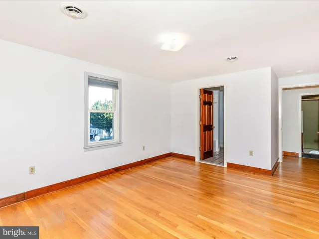 wooden floor in an empty room