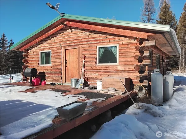 a view of a house with a patio