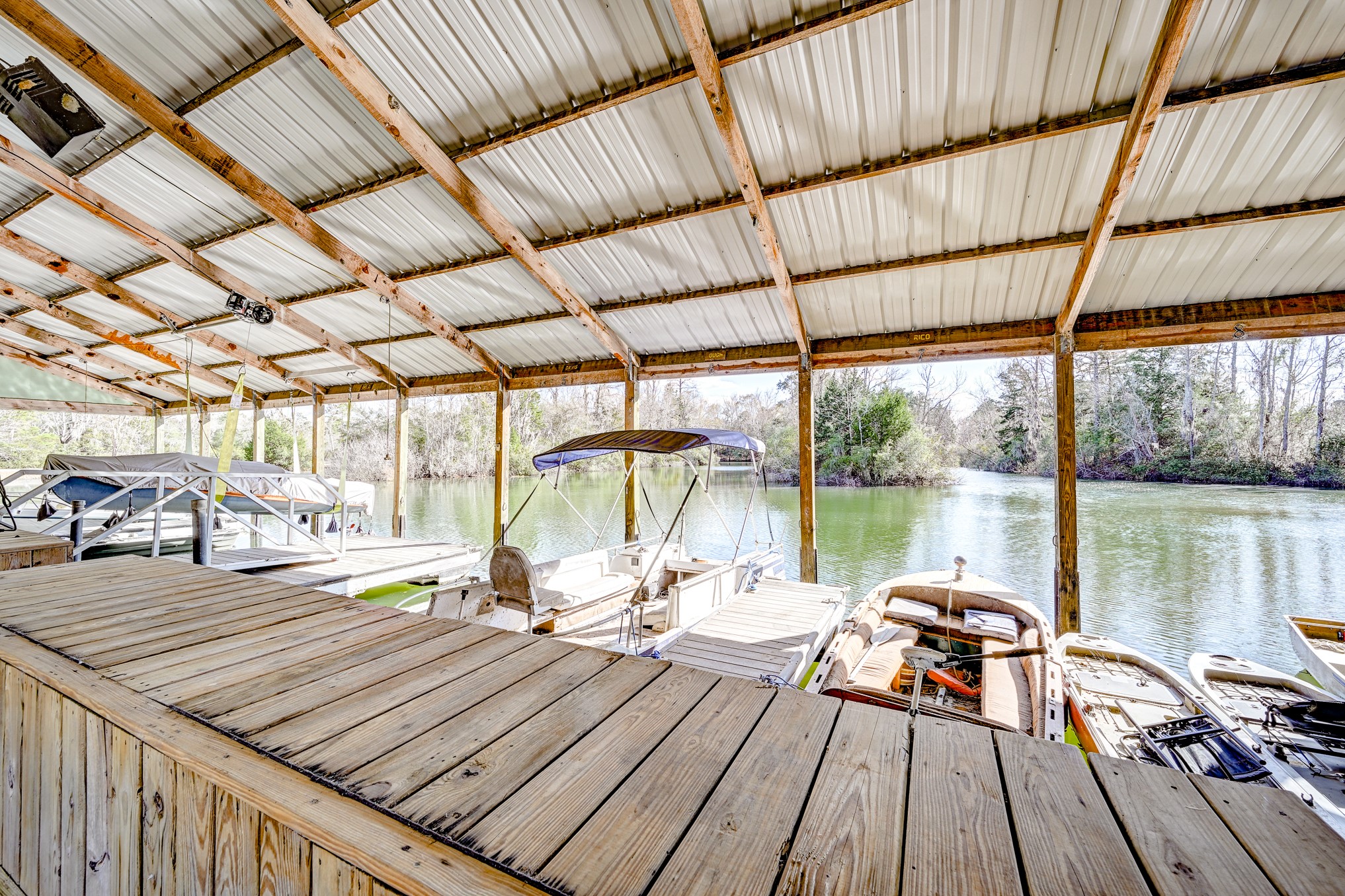 53 Smith Loop North Cleveland, TX 77327 - Photo 31 of 49 a view of sitting space on wooden deck