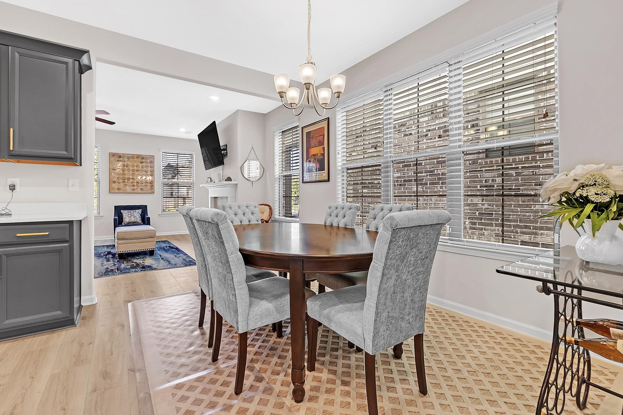 10151 Macon Road Cordova, TN 38018 - Photo 12 of 36 a view of a dining room with furniture and window