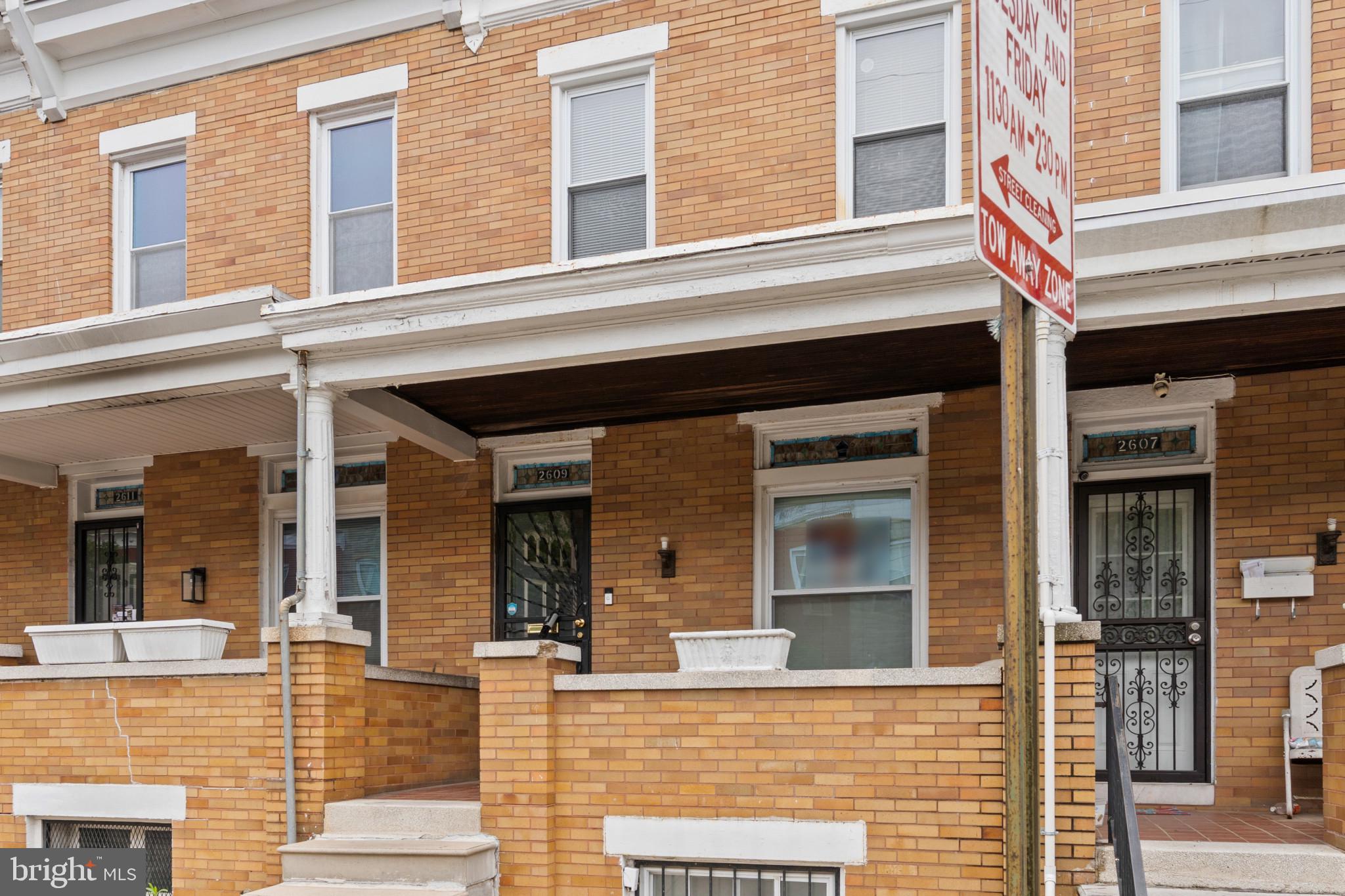 2609 East Hoffman Street Baltimore, MD 21213 - Photo 2 of 22 front view of a brick building