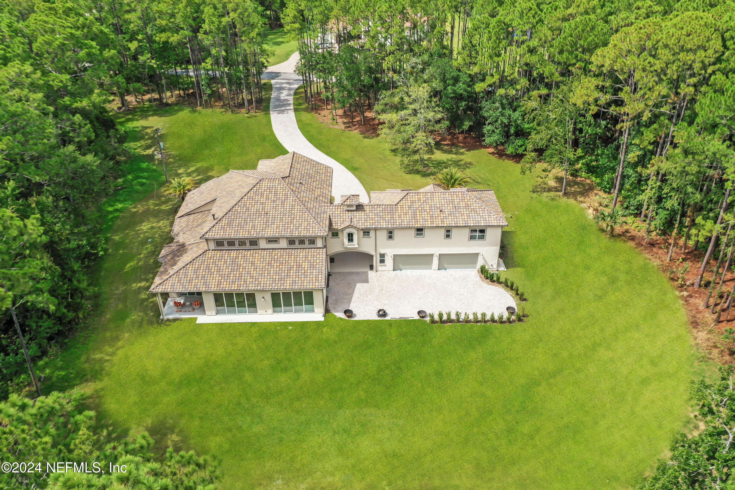 432 AJ Mills Road Ponte Vedra, FL 32081 - Photo 3 of 73 Aerial View from the back