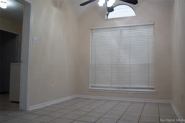 en empty room with window