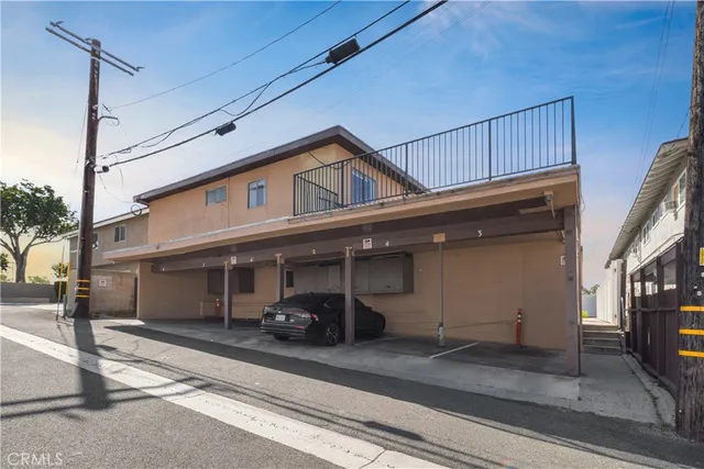 a view of a car garage