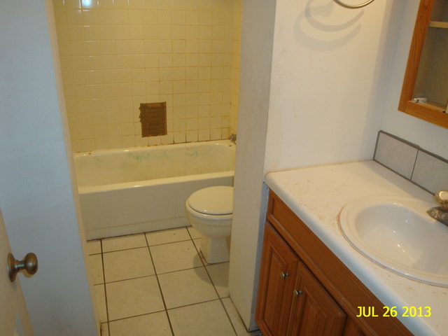 250 Rodenburg Road Roselle, IL 60172 - Photo 9 of 13 a bathroom with a sink a toilet and shower