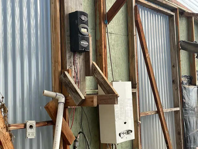 a view of balcony and furniture