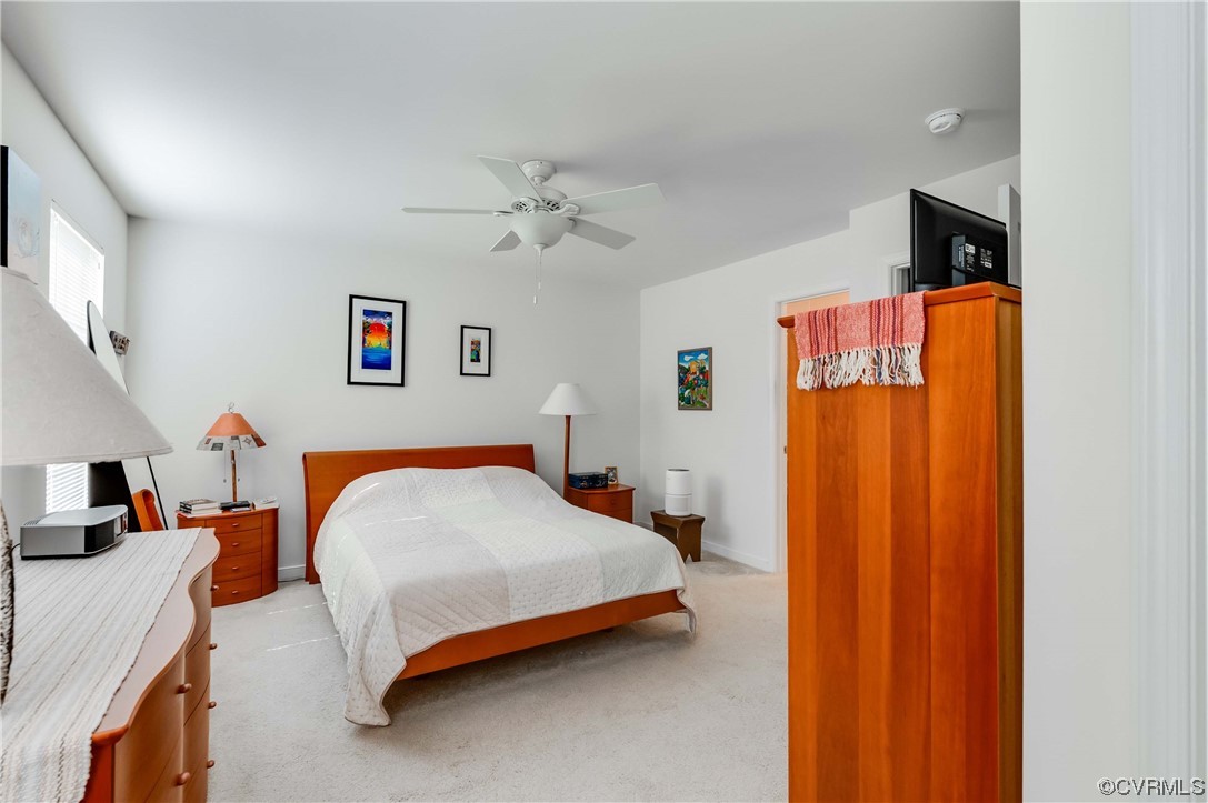 1314 Stone Rdg Pk Loop Henrico, VA 23228 - Photo 12 of 20 Carpeted bedroom featuring a ceiling fan
