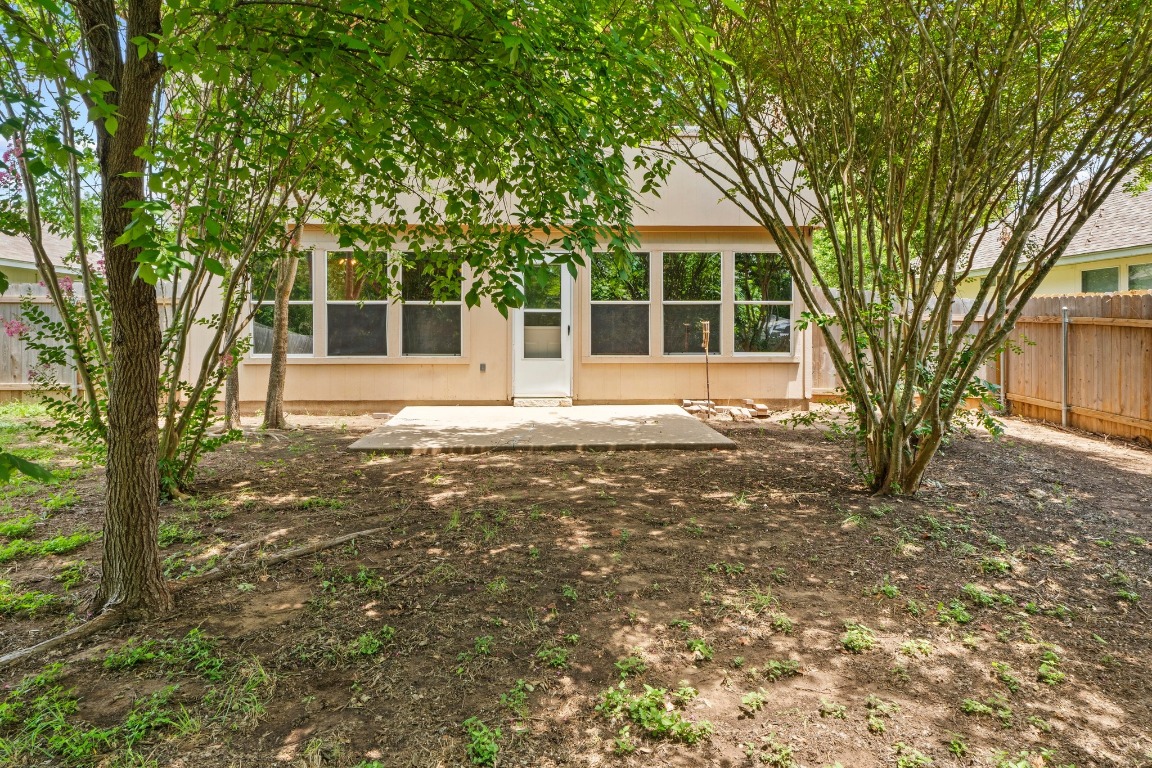 4608 Acers Lane Austin, TX 78725 - Photo 27 of 27 The patio space provides an area for entertaining or sitting out and enjoying the weather.